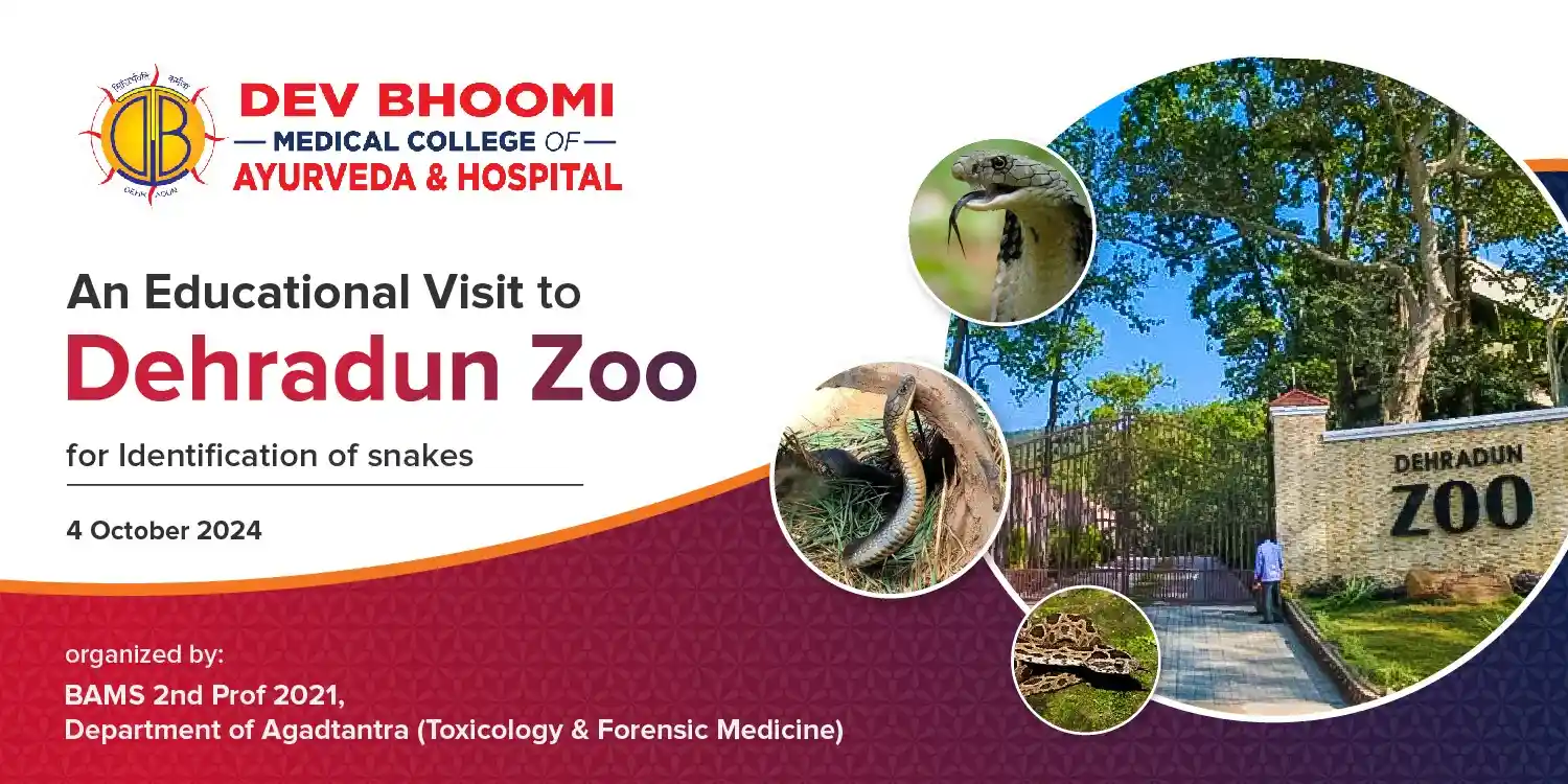 Educational visits to Dehradun Zoo for Identification of snakes